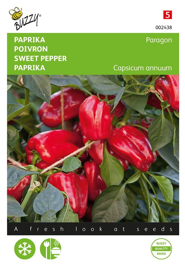 Buzzy® Snackpaprika zaden - Paragon - rood afbeelding