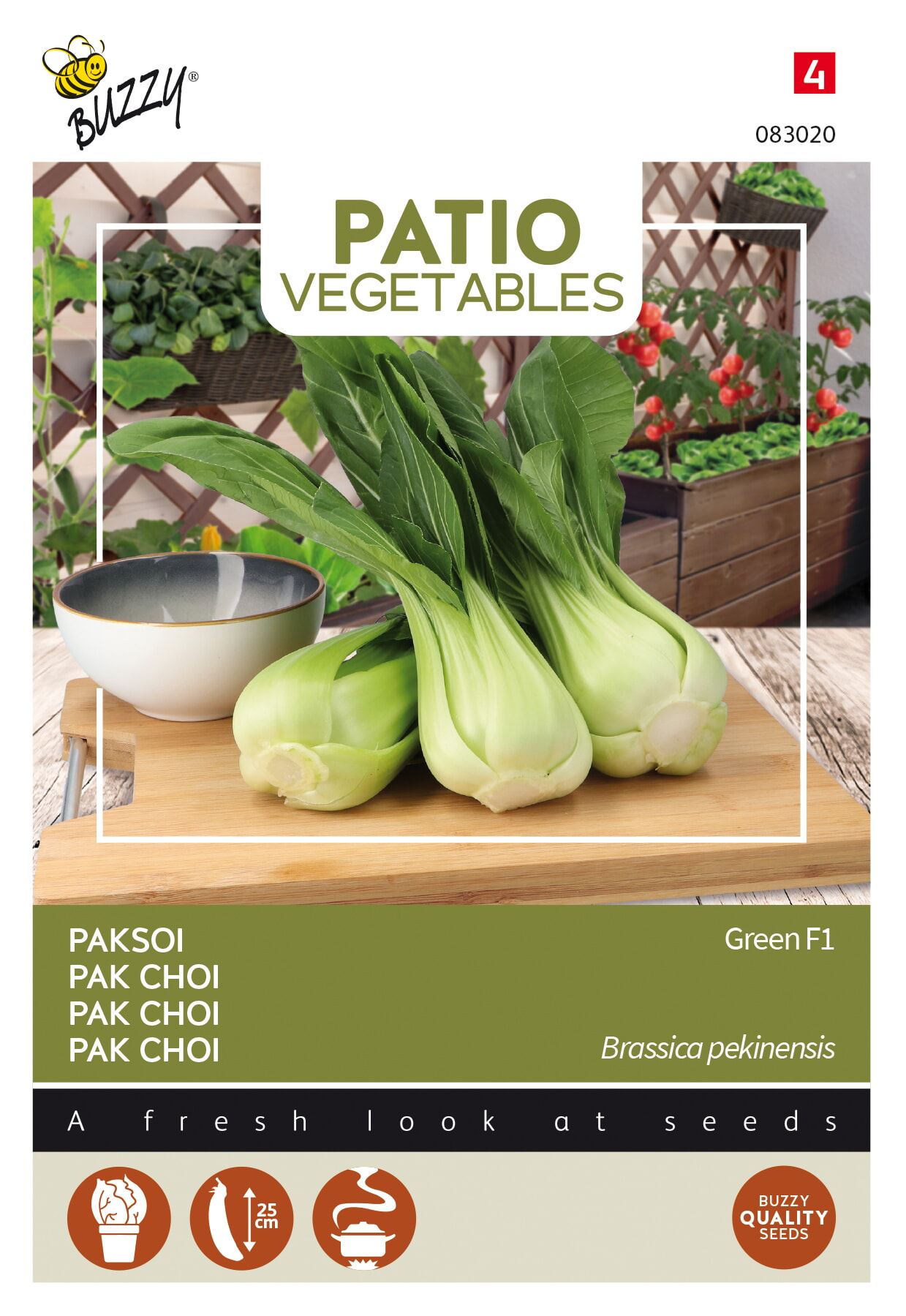 Buzzy® Terrasgroenten - Paksoi zaden - Green afbeelding