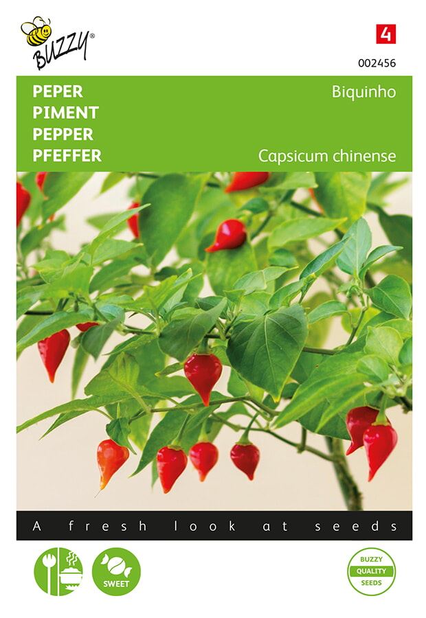 Buzzy® Peper zaden - Biquinho Amarela afbeelding