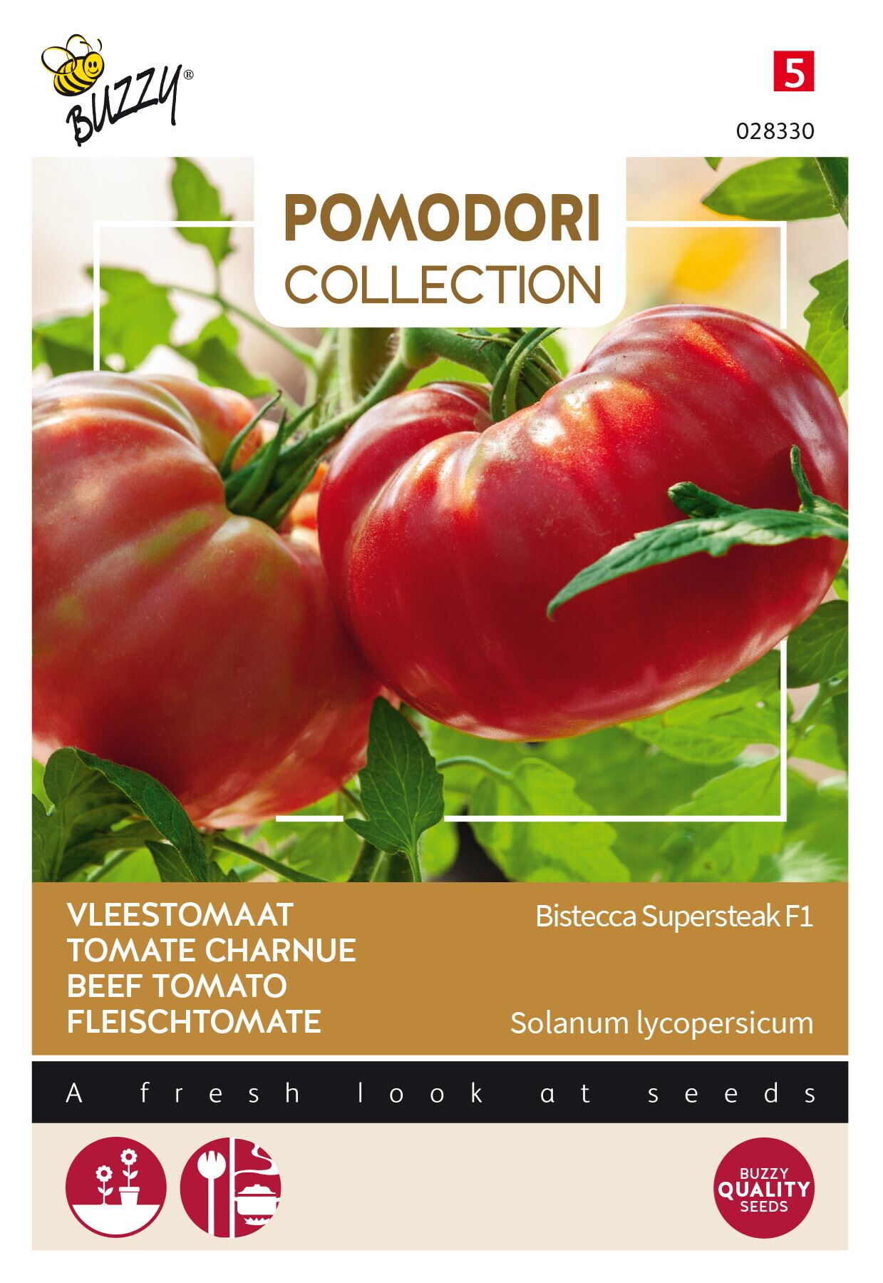 Buzzy® Tomaat zaden - Bistecca F1 Hybride afbeelding