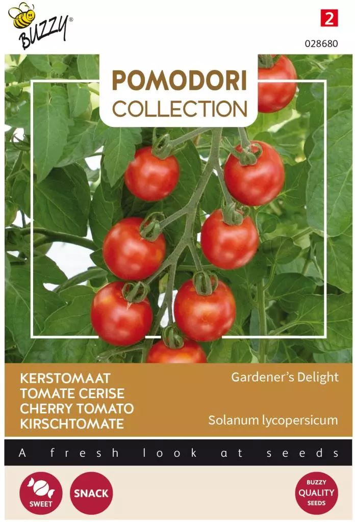 Buzzy Gardeners Delight cherrytomaat zaadjes'Pomodori' afbeelding