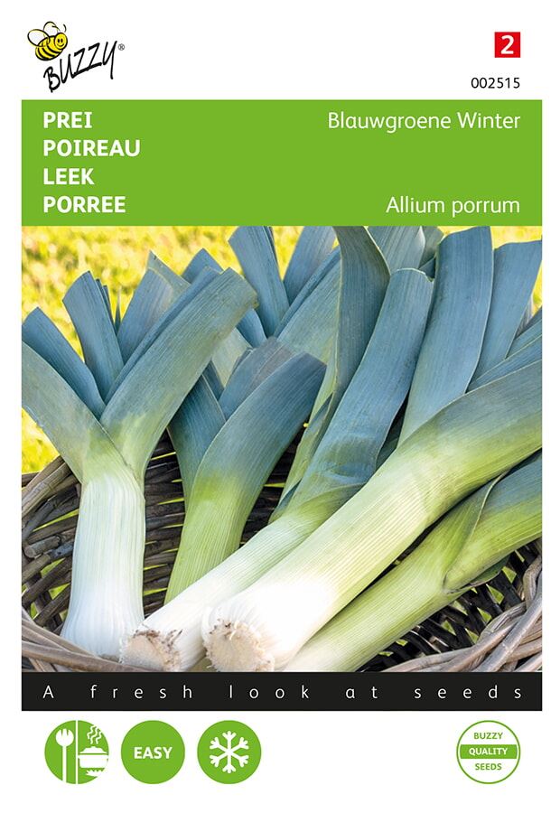 Buzzy® Prei zaden - Blauwgroene Winter afbeelding