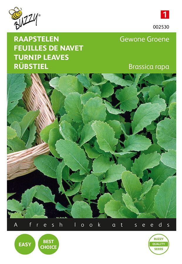 Buzzy® Raapstelen zaden - Groene afbeelding