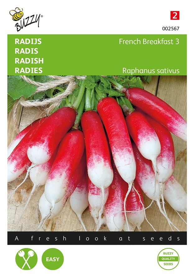 Buzzy® Radijs zaden - French breakfast afbeelding