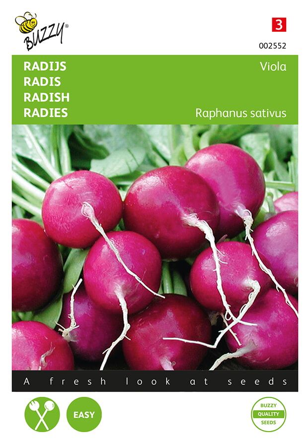 Buzzy® Radijs zaden - Viola afbeelding