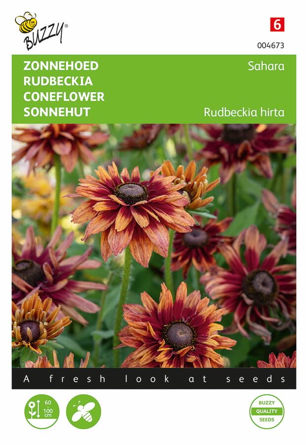 Buzzy Rudbeckia Sahara (Zonnehoed) - Bloemenzaden - Ca. 15 zaden afbeelding