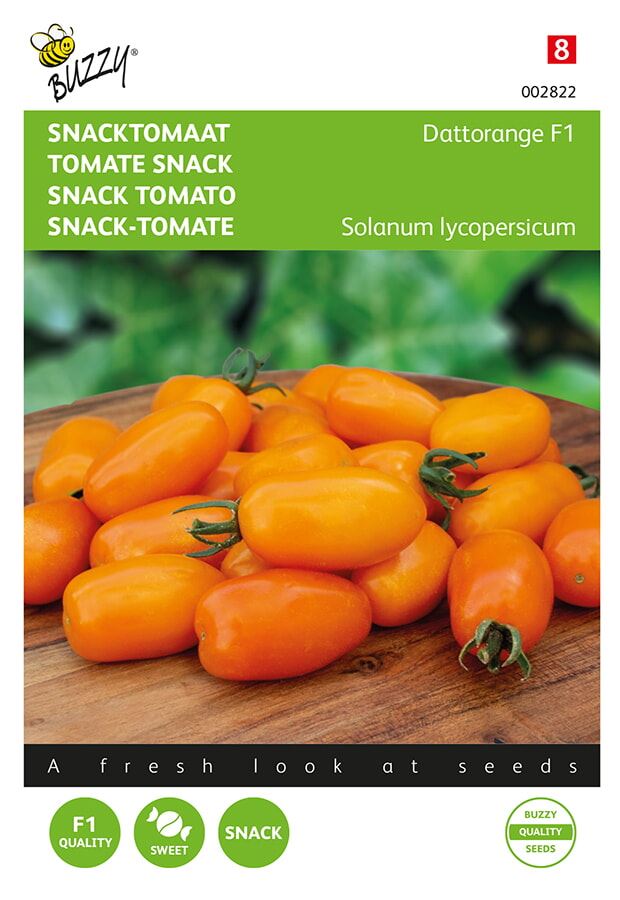 Buzzy Snacktomaatzaden - Dattorange F1