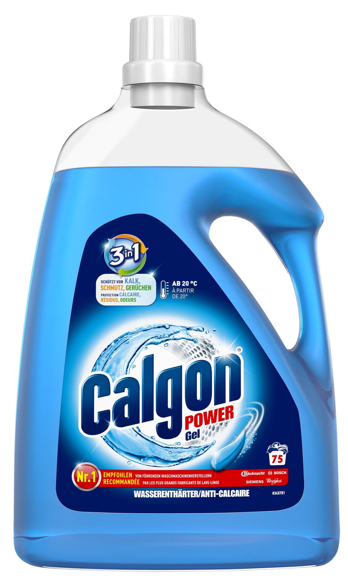 Calgon vloeibare 3-in-1 wasmachinereiniger - 3,75L