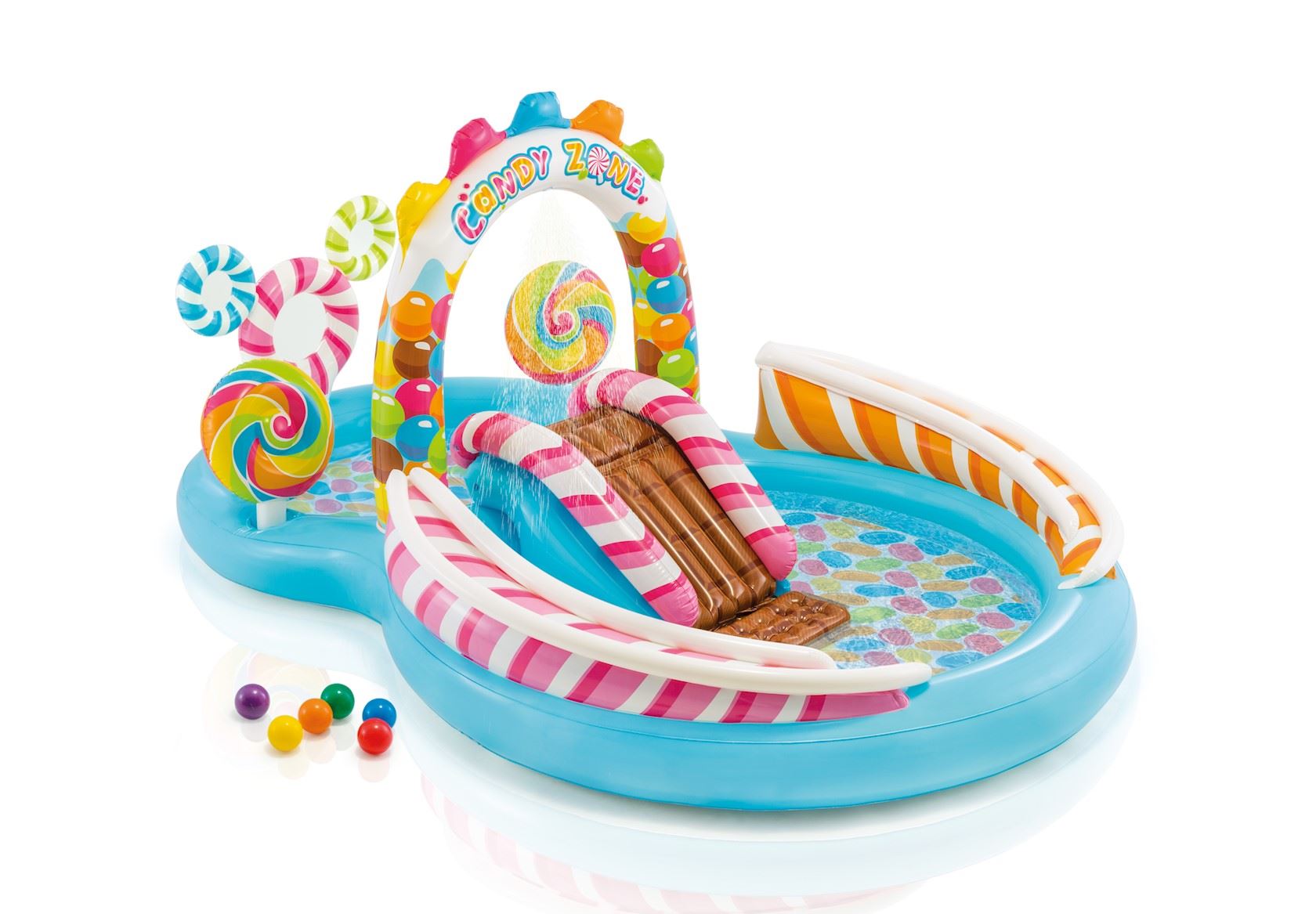 Intex opblaasbaar waterpark Candy Zone - L295 x B191 x H130 cm afbeelding
