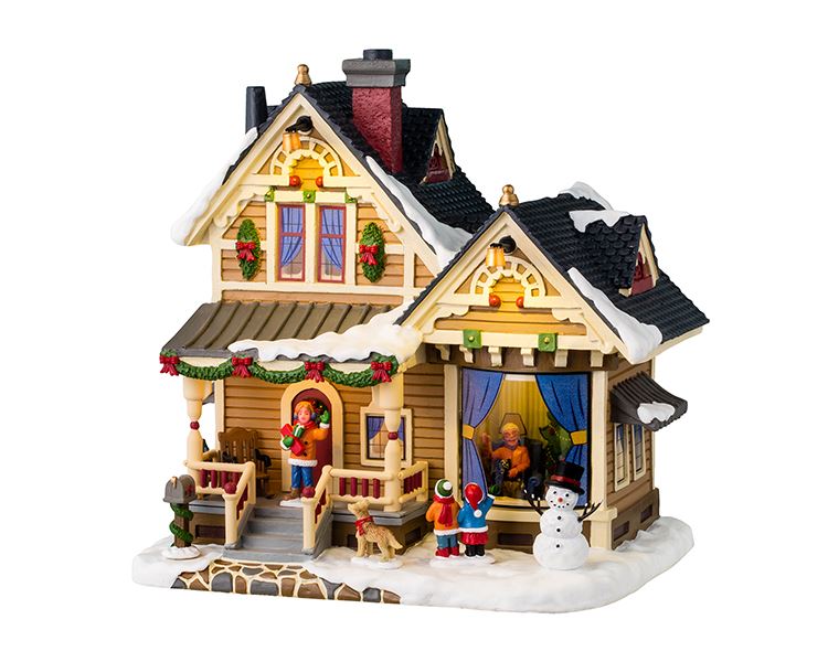 Lemax -'Christmas Eve At Grandma'S'- Verlicht gebouw - Exclusief adapter (Werkt op batterijen) afbeelding