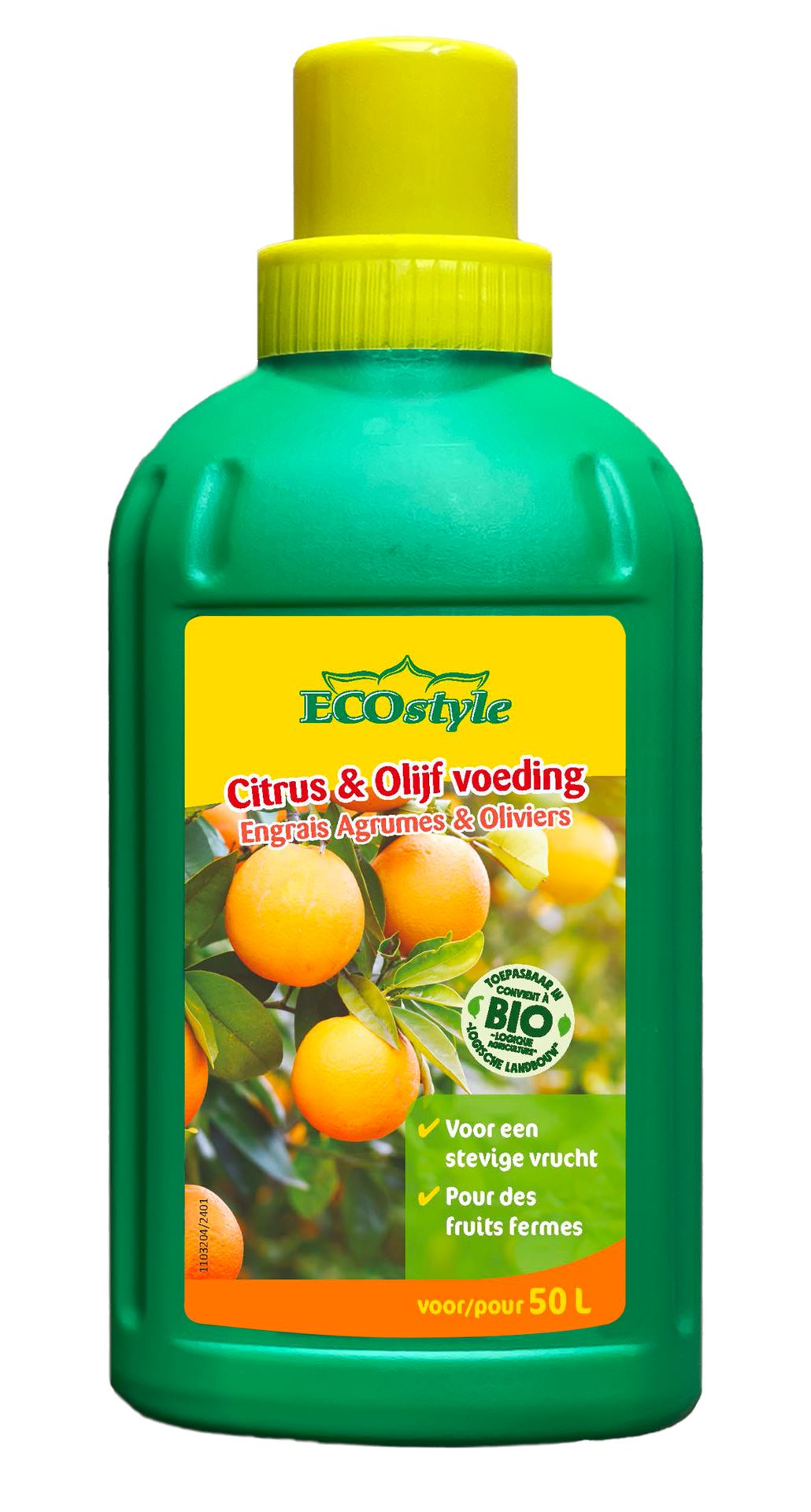 ECOstyle meststof voor citrus&olijven– 500 ml - voor 50L afbeelding