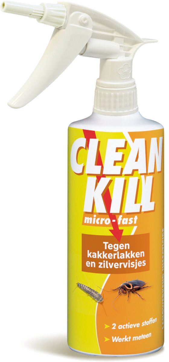 BSI Clean Kill Micro-Fast Kakkerlakken&Zilvervisjes– 500ml – tegen kakkerlakken en zilvervisjes afbeelding