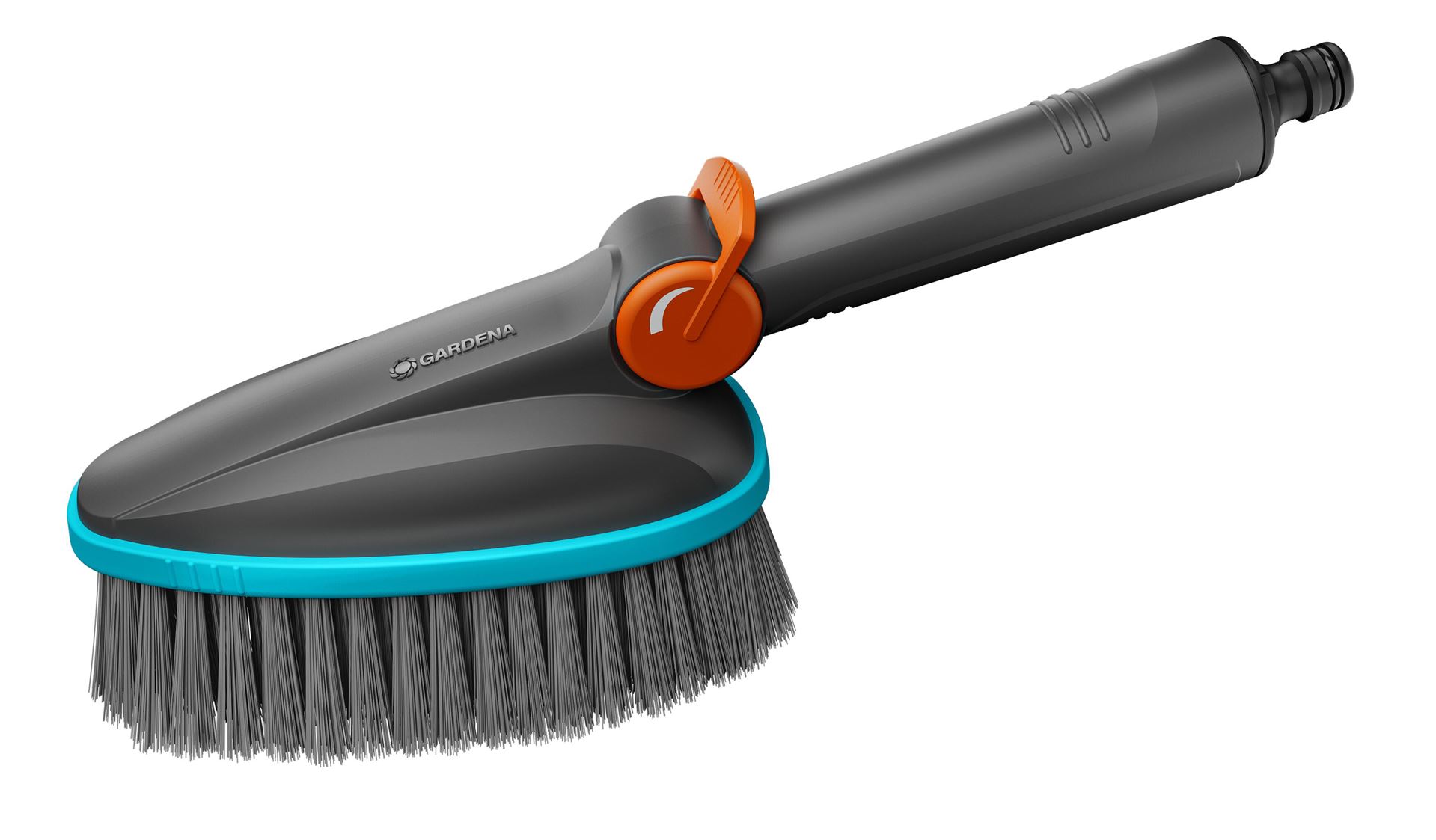 GARDENA Cleansystem zachte handborstel M Soft - Op tuinslang aan te sluiten - Voor kleine en gevoelige oppervlakken afbeelding