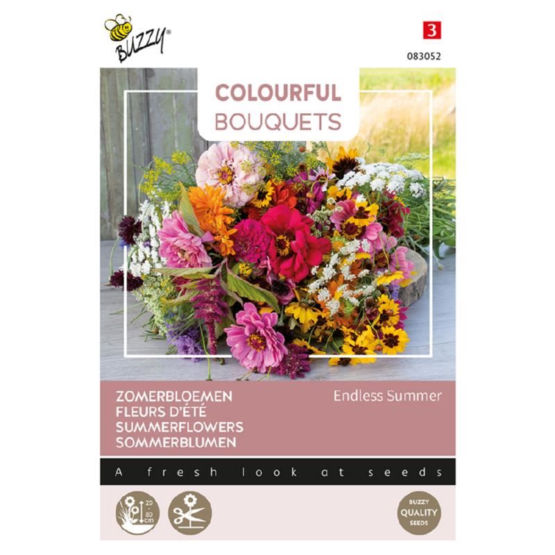 Buzzy Colourful Bouquets - Endless Summer - Zomerbloemen mengsel afbeelding