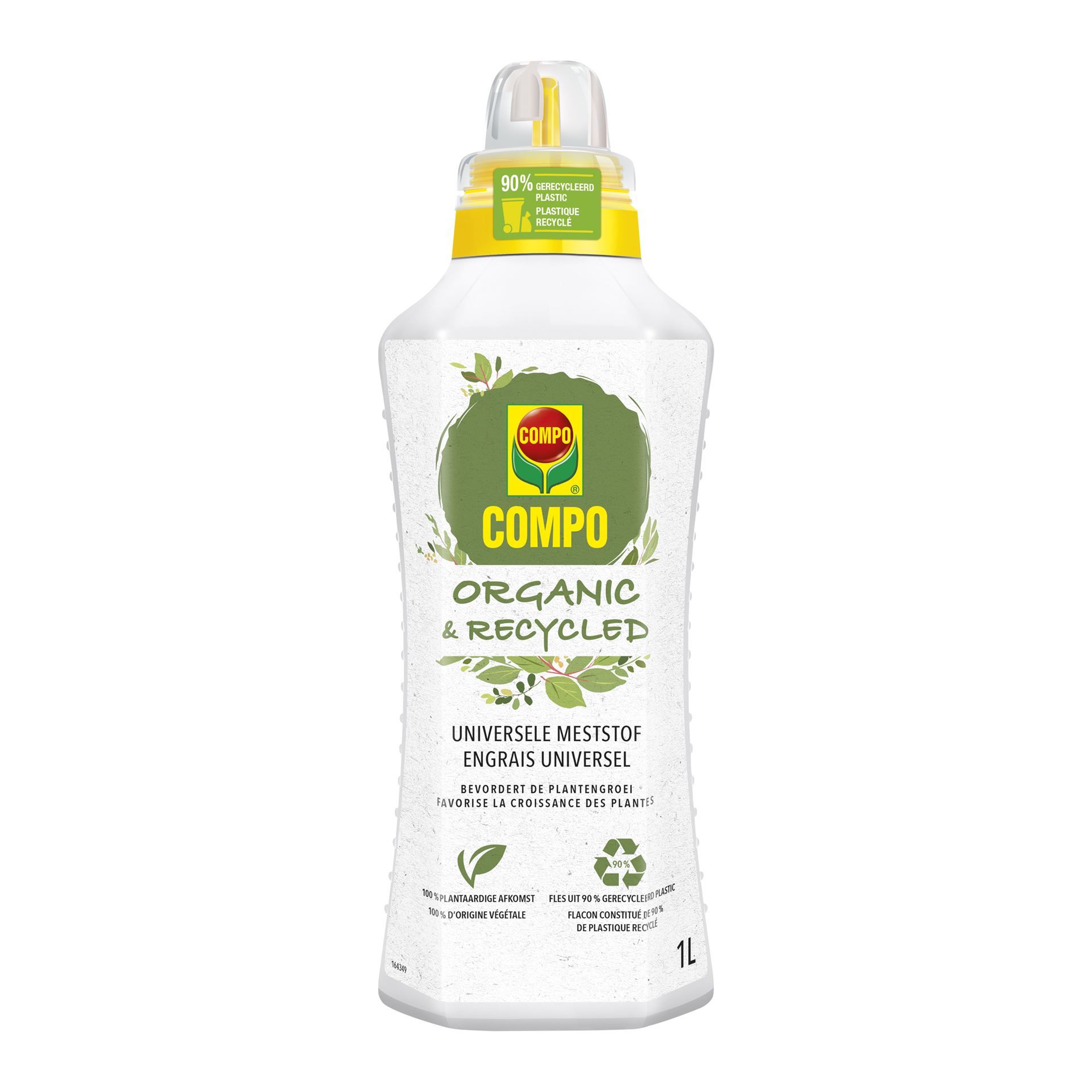 Compo vloeibare meststof universeel - Organic & Recycled -1 L