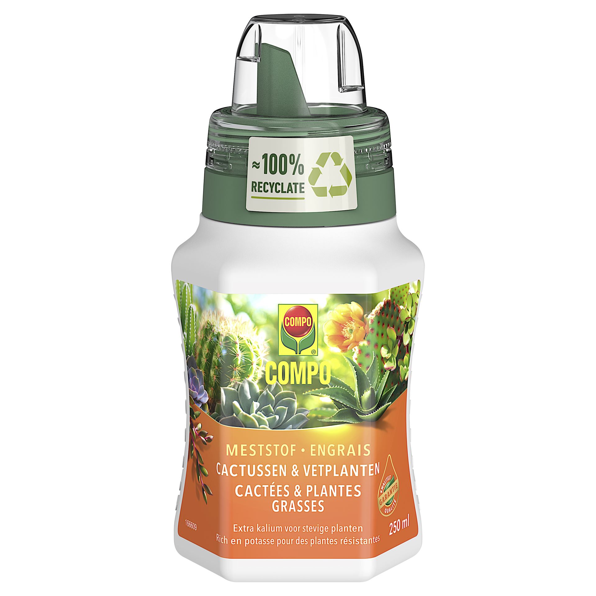 Compo vloeibare meststof voor cactus en vetplanten - 250ml