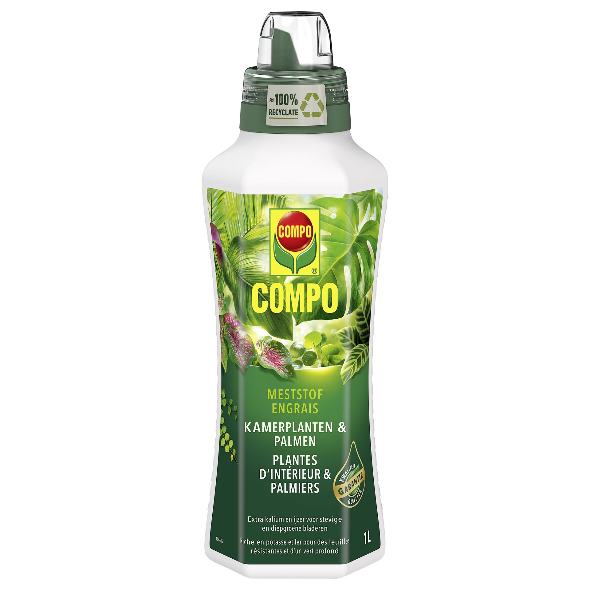 Compo vloeibare meststof voor kamerplanten & palmen - 1L