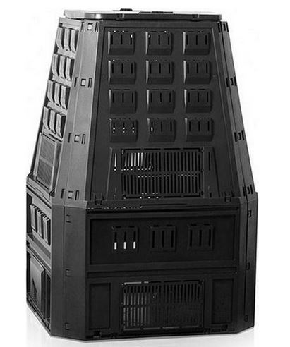 Prosperplast Evogreen 850L - Composter - Zwart - Open Bodem - Snel Composteren - Gemakkelijk Toegankelijk afbeelding