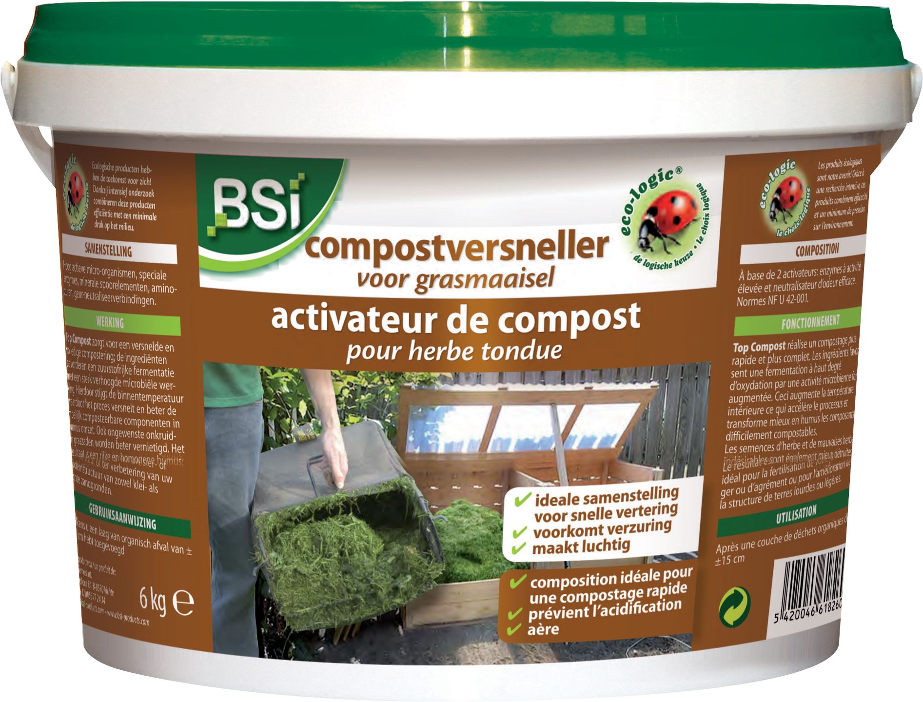BSI Compostversneller voor grasmaaisel - 6kg afbeelding
