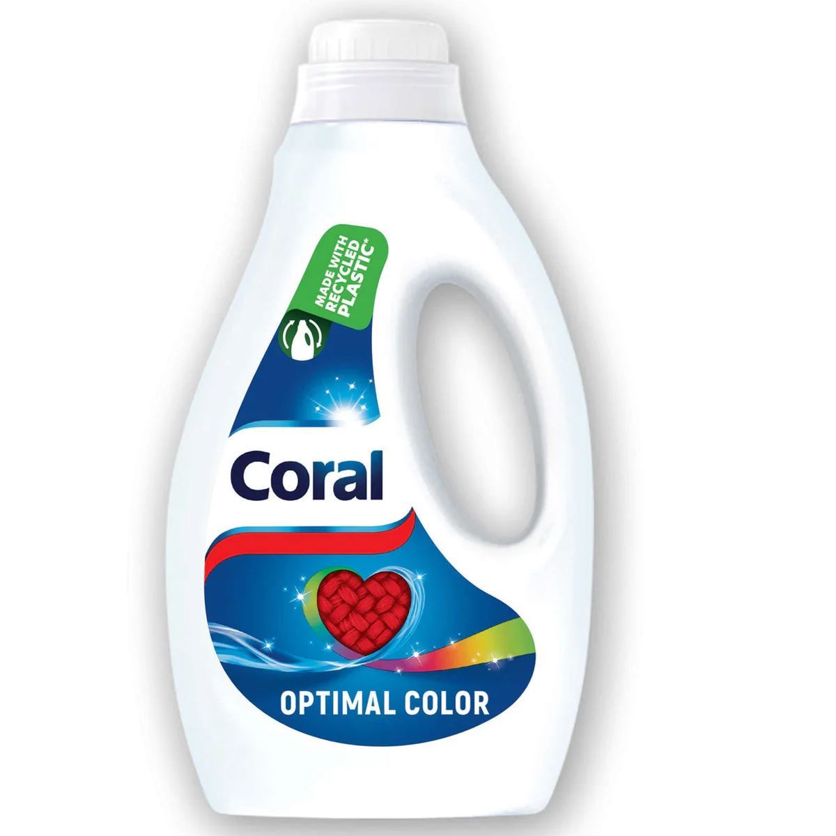 Coral vloeibaar wasmiddel Optimal Color - 26 wasbeurten - Voor gekleurde was - 1.17L afbeelding
