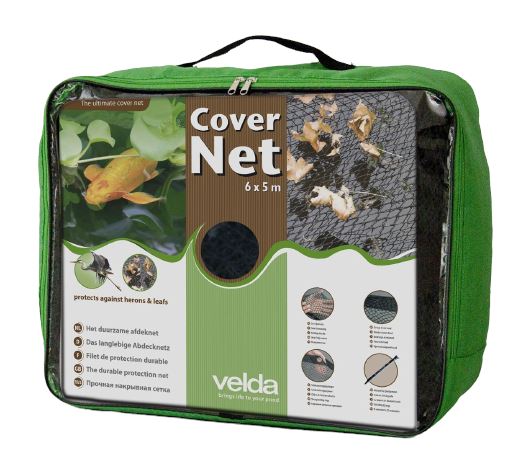 Velda Cover Net 6x5 m - fijnmazig vijverafdeknet met pennen voor meerjarig gebruik afbeelding