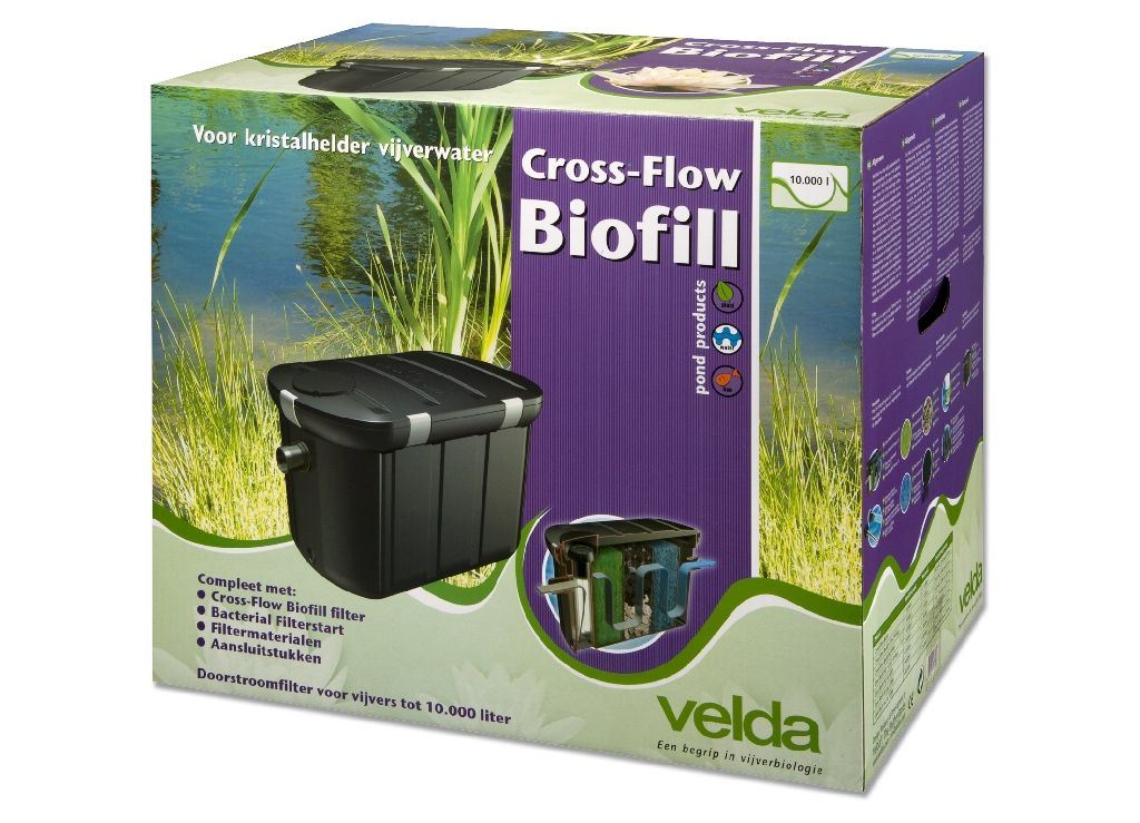 Velda Cross-Flow Biofill + UV-C 18 Watt - compact doorstroomfilter + UV-C Unit afbeelding