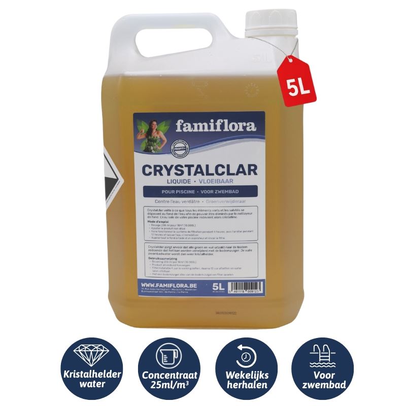Famiflora Crystalclar vloeibaar 5L - groenverwijderaar afbeelding