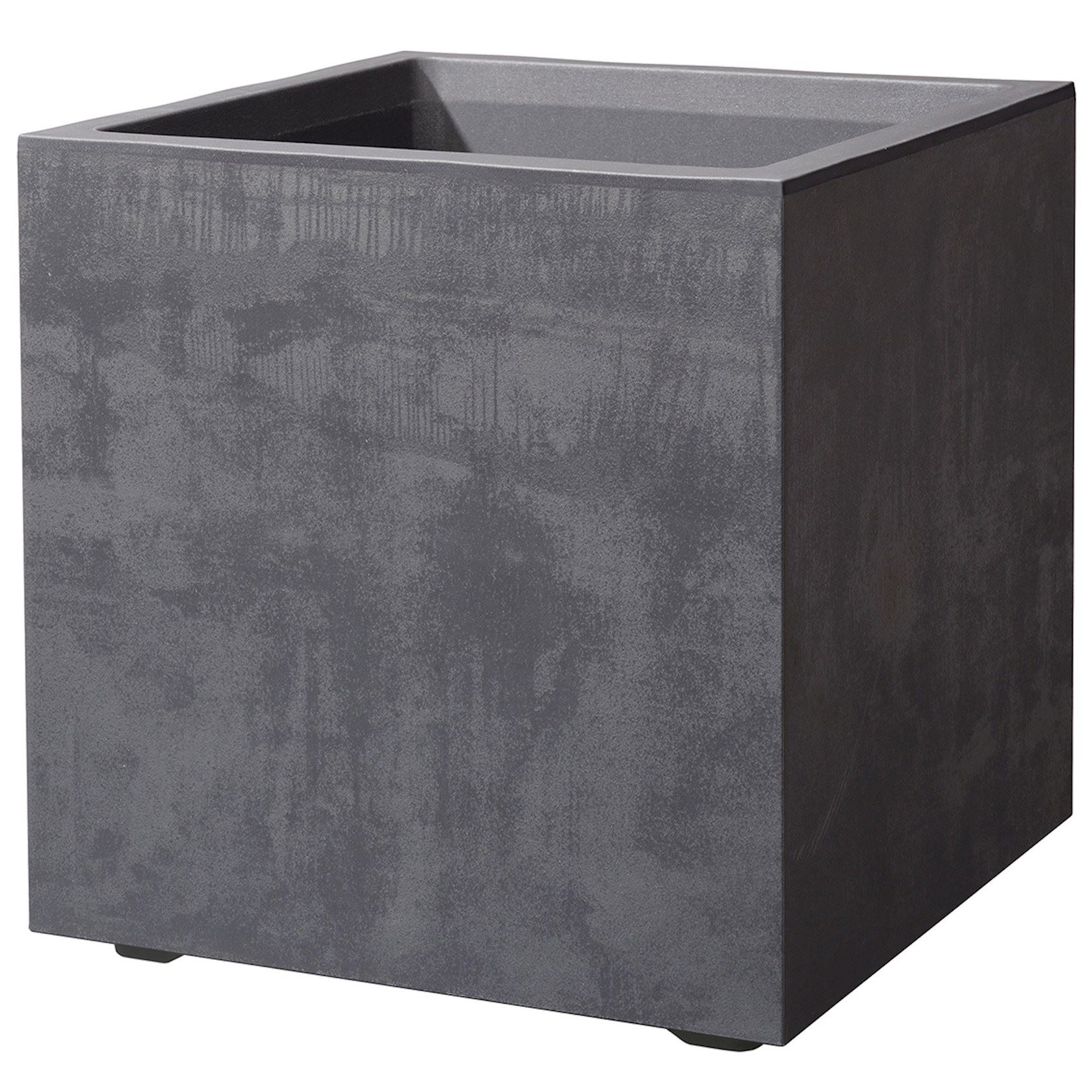 Bloempot Millennium antraciet 39 x 39 x 39 cm afbeelding