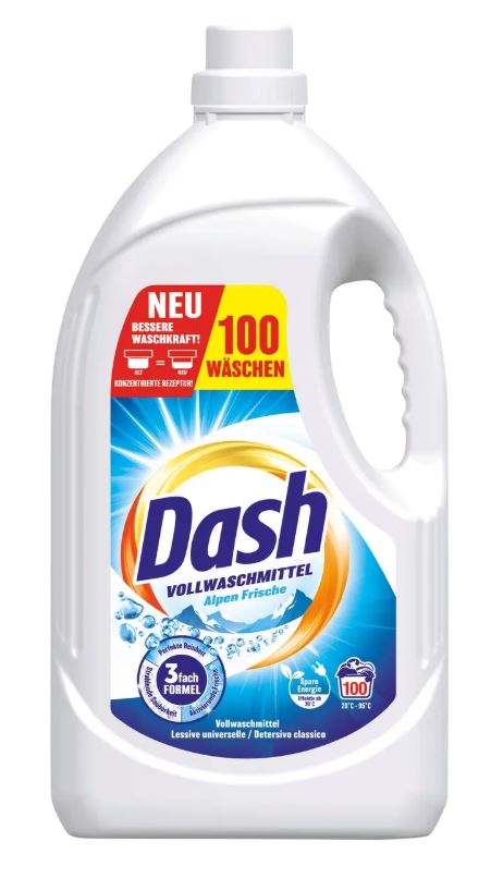 Dash Color Fresh Vloeibaar Wasmiddel - 4,5 L - 100 Wasbeurten afbeelding