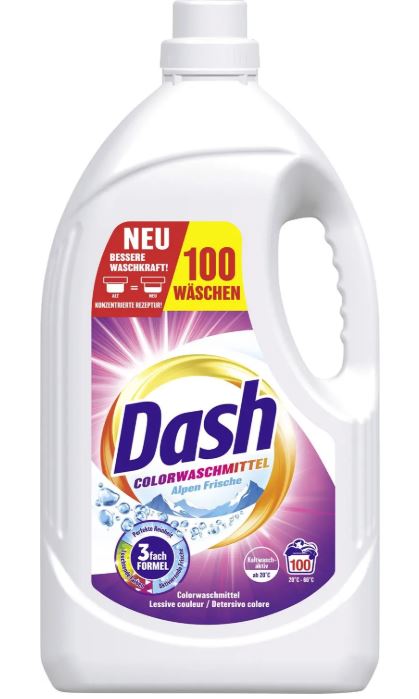 Dash Color Fresh Vloeibaar Wasmiddel - Gekleurde Was - 4,5 L - 100 Wasbeurten afbeelding