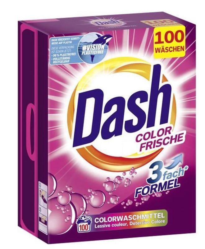 Dash waspoeder'Color Frische'(Color Fresh) - 100 wasbeurten (6KG) afbeelding