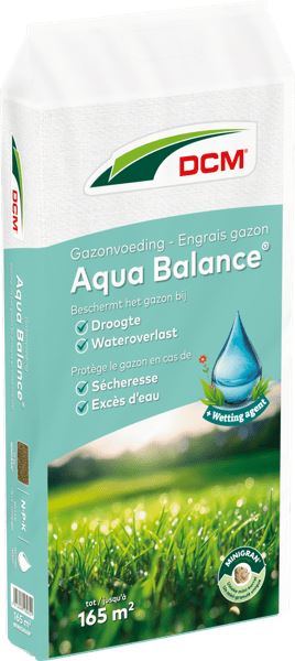 DCM Gazonvoeding Aqua Balance® 10 KG - Beschermt het gazon bij droogte en wateroverlast