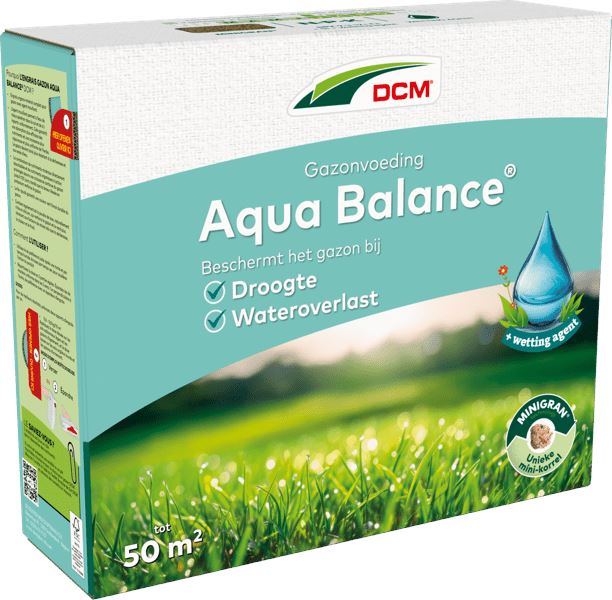 DCM Gazonvoeding Aqua Balance® 3 KG - Beschermt het gazon bij droogte en wateroverlast