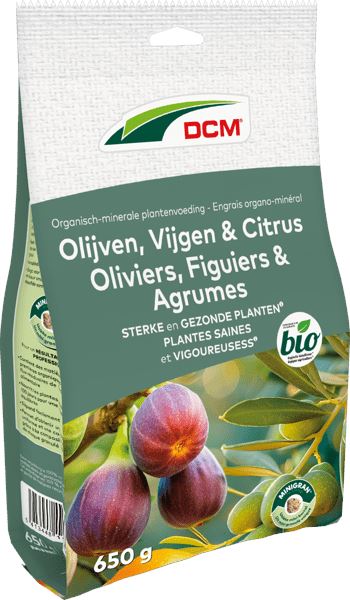 DCM Plantenvoeding Olijven, Vijgen & Citrus 0,65 KG - Voor het bemesten van olijven, vijgen en citrus