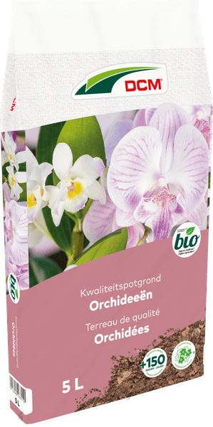 DCM Potgrond Orchideeën 5 L - Potgrond met schors voor orchideeën