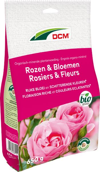DCM Plantenvoeding Rozen & Bloemen 0,65 KG - Voor het bemesten van rozen en bloeiende sierplanten