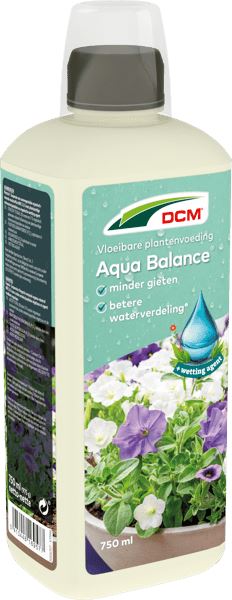 DCM Vloeibare plantenvoeding Aqua Balance® 0,75 L - Vloeibare meststof met organische wetting agent