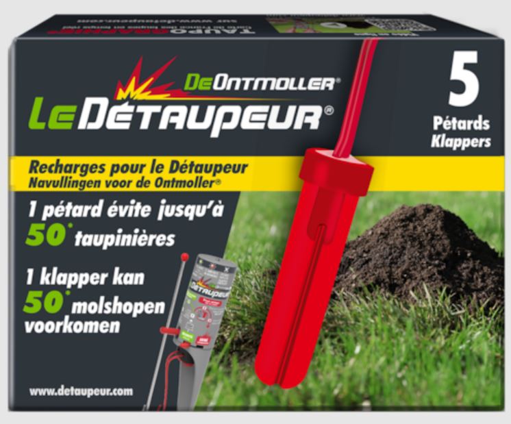 BSI DeOntmoller Woelmuizen Kit– 5 Klappers – Tot 50 Heuvels – Voor gebruik met DeOntmoller afbeelding