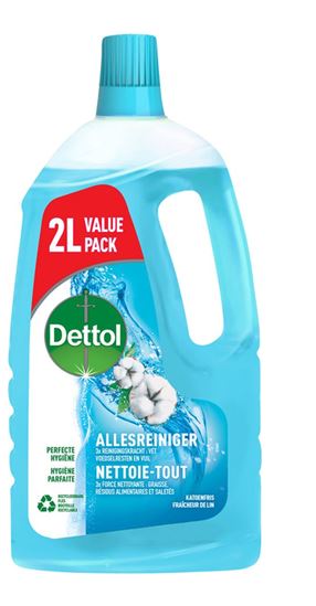 Dettol krachtige vloeibare allereiniger - Power&Fresh katoenfris - 2L
