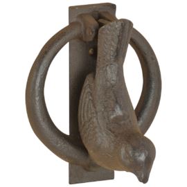 Esschert Design deurklopper'Vogel'- 9 x 7.5 x H11.4 cm - Gietijzer afbeelding