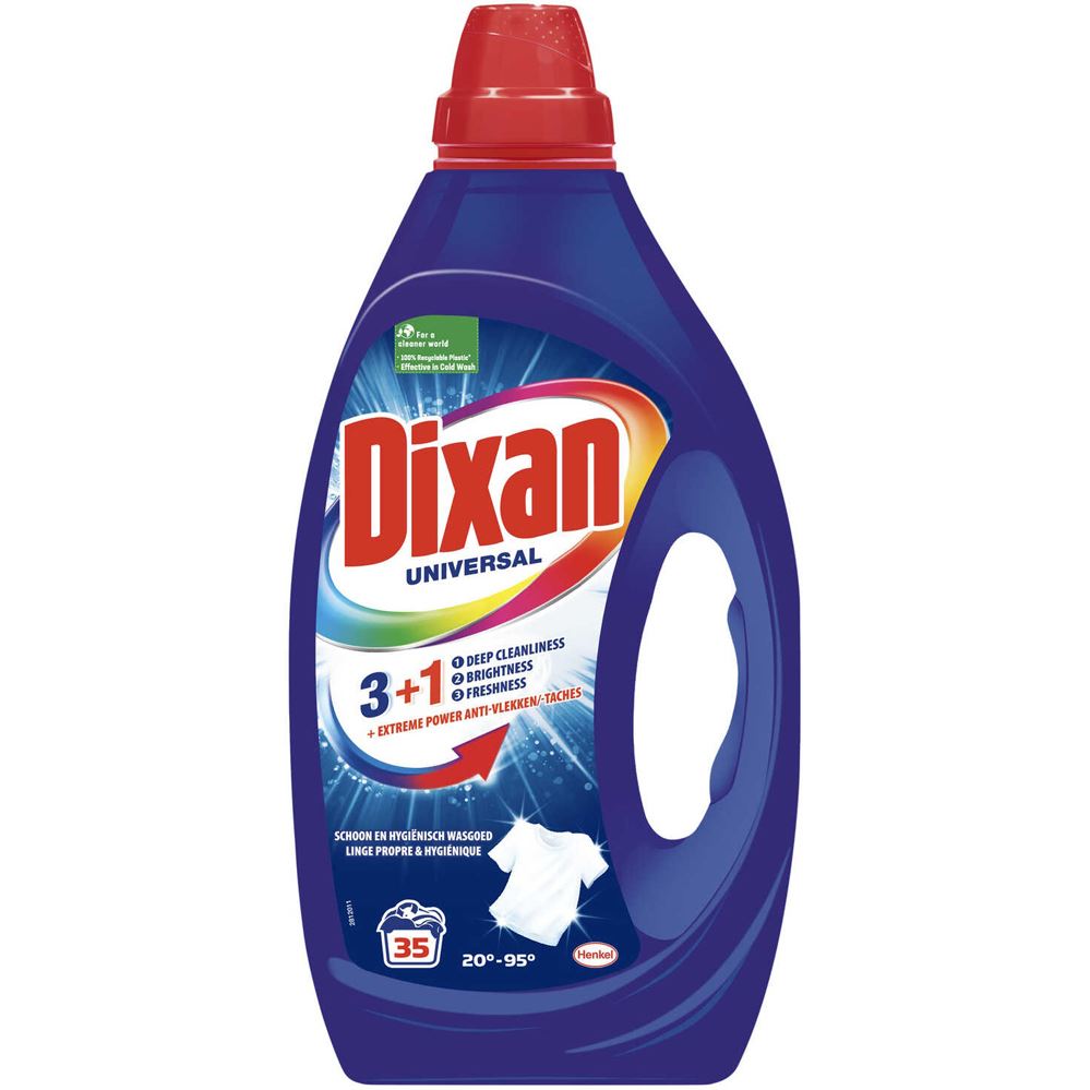 Dixan Vloeibaar Wasmiddel Universal - 35 Wasbeurten (1,75 L) afbeelding