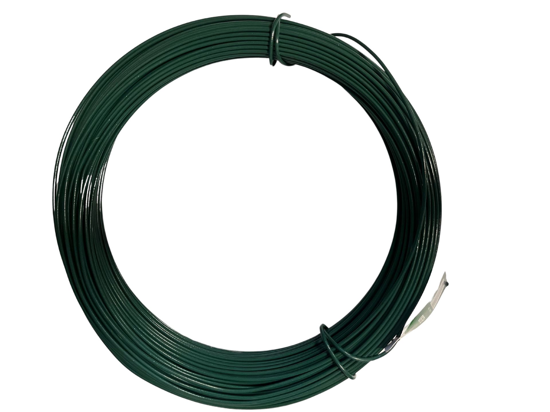 Famiflora geplastificeerd groen draad DIY - Doe-het-zelf draad - Gecoat groen -Ø2mm x 50M afbeelding