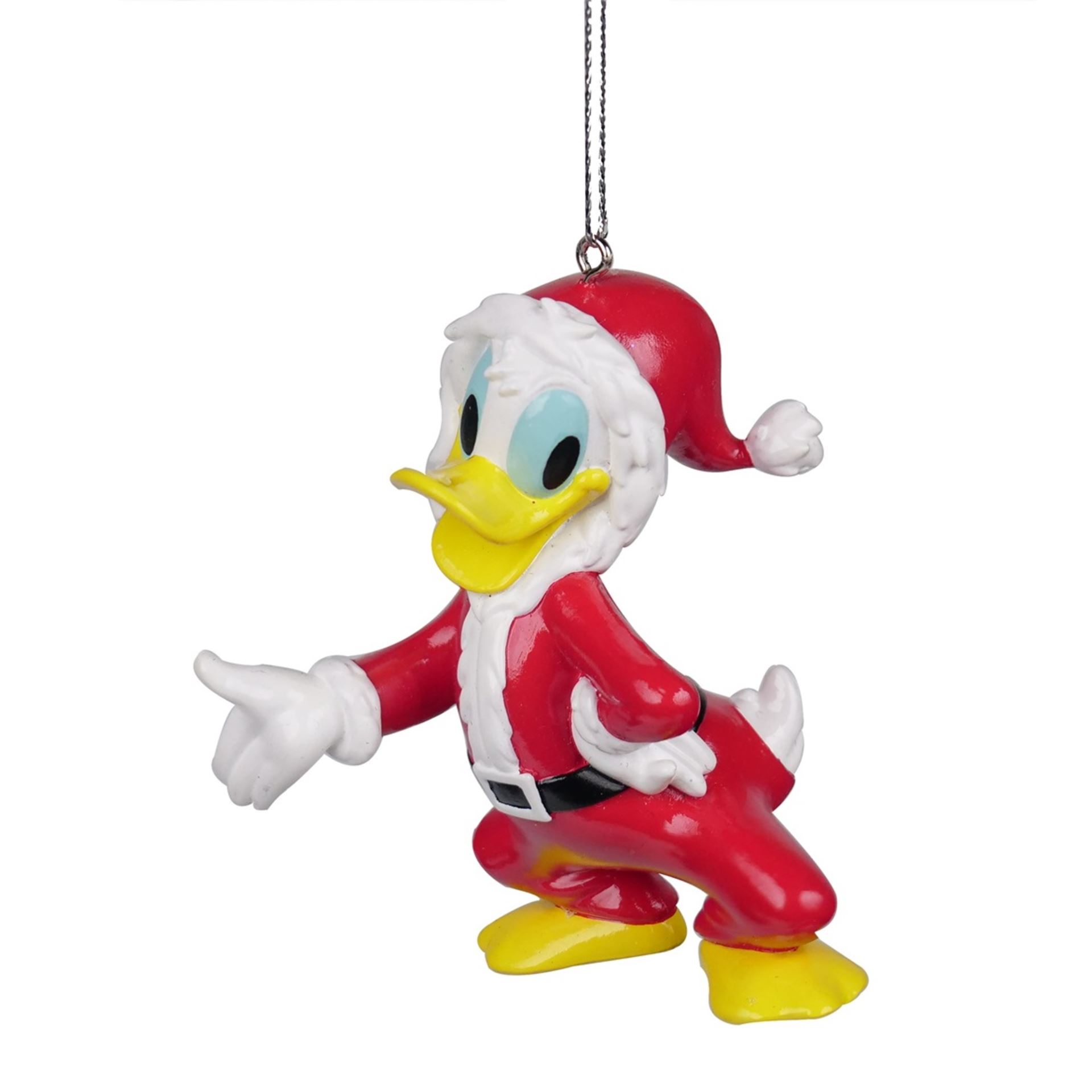 Kurt S. Adler - Disney© kerstornament - Donald Duck met kerstpak - 10 cm