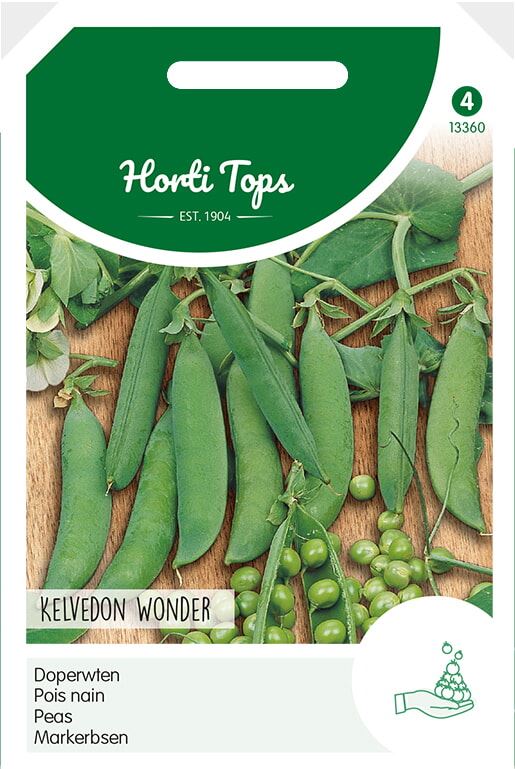 Horti Tops Doperwten zaden - Kelvedon Wonder - 100g afbeelding