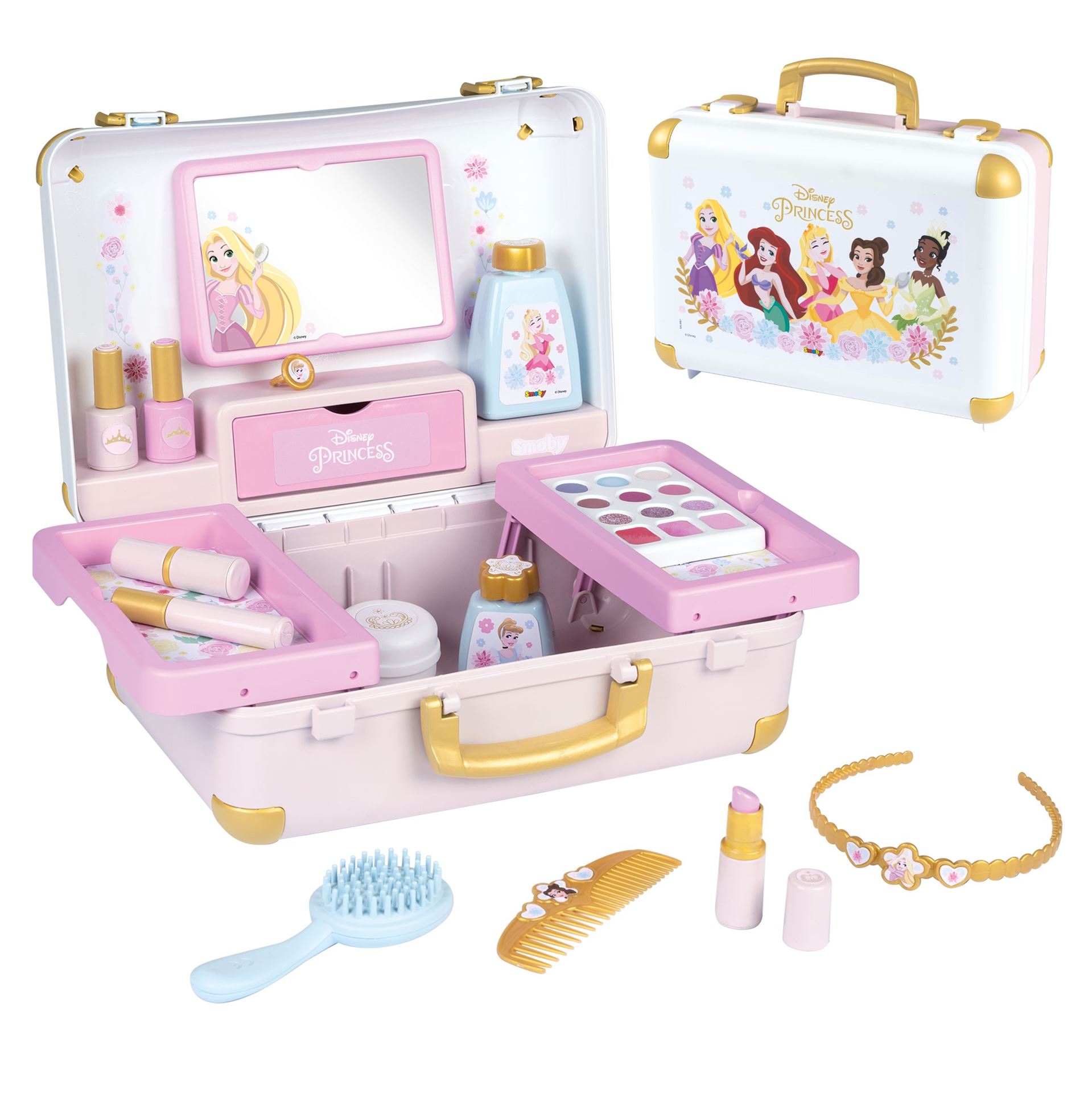 Smoby DP Beauty Vanity - Disney Prinsessen Beautycase met 13 Accessoires afbeelding