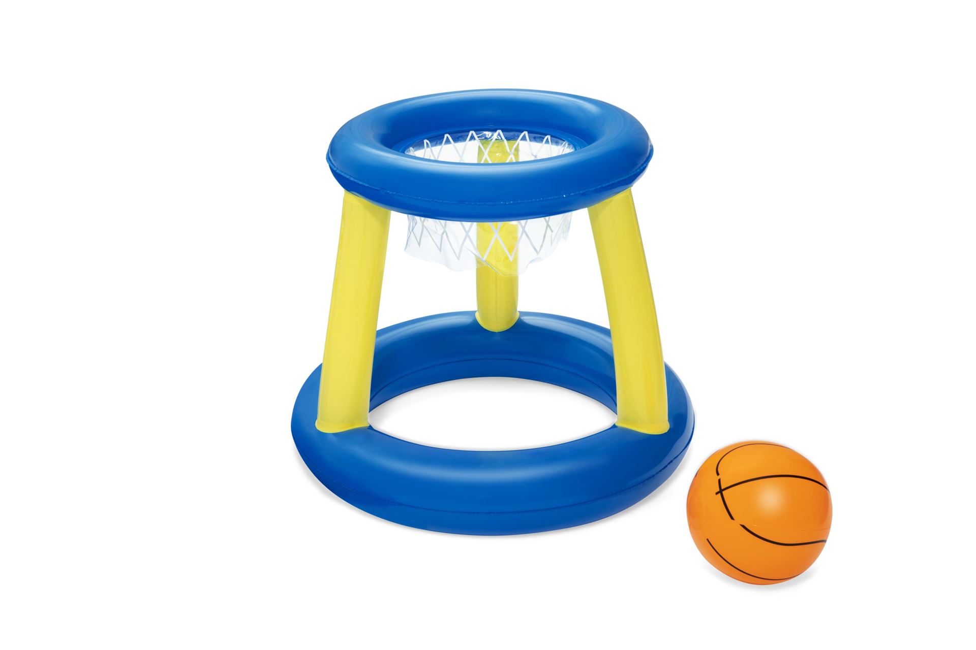 Bestway opblaasbaar en drijvend basketbalnet met basketbal - Diameter 59 x H49 cm afbeelding