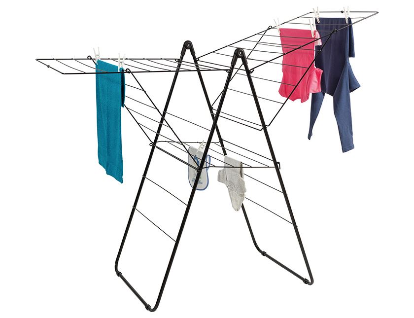 Practo Home t-model droogrek Justine - Zwart - 25M drooglengte afbeelding