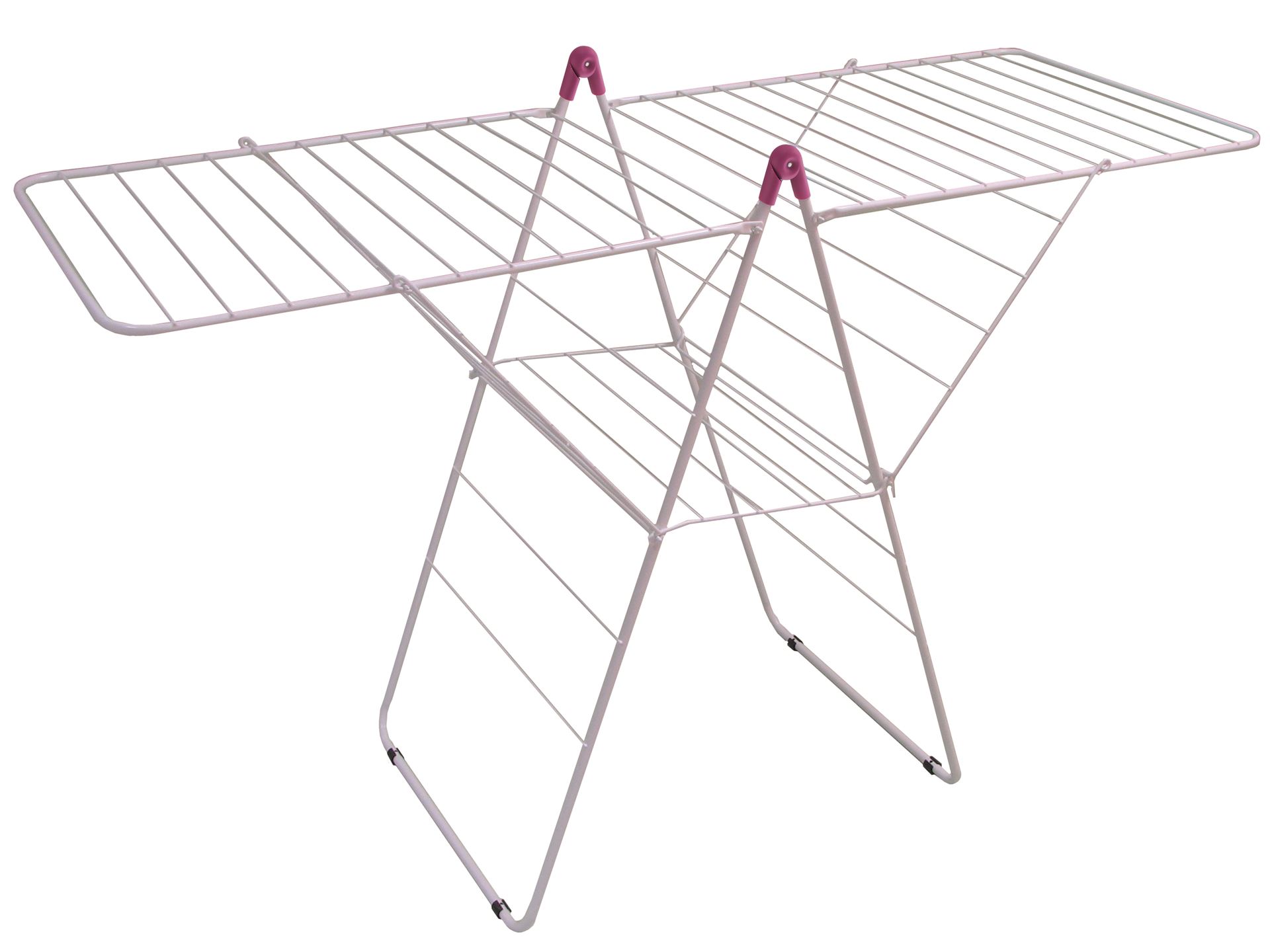 Practo Home charlotte wit/fuchsia - Droogrek T-model - 60x160x102,5cm afbeelding