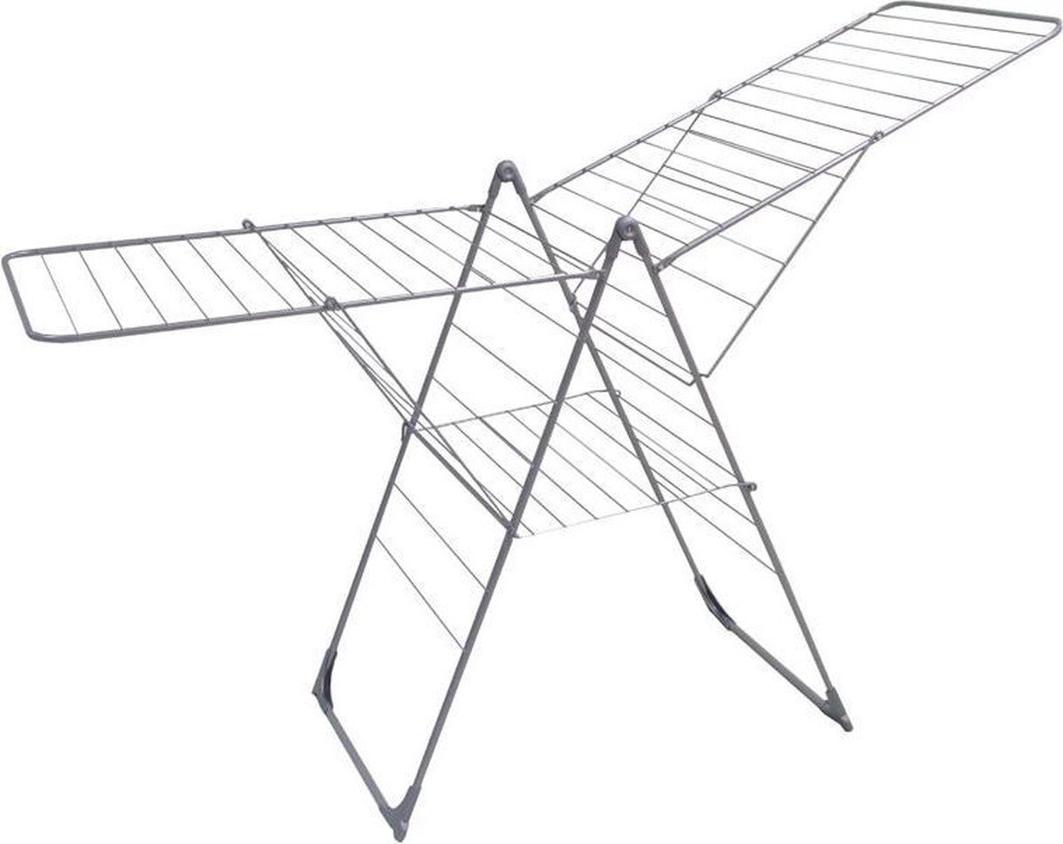 Practo Home louise grijs/grijs - Droogrek T-model - 60x180x102,5cm afbeelding
