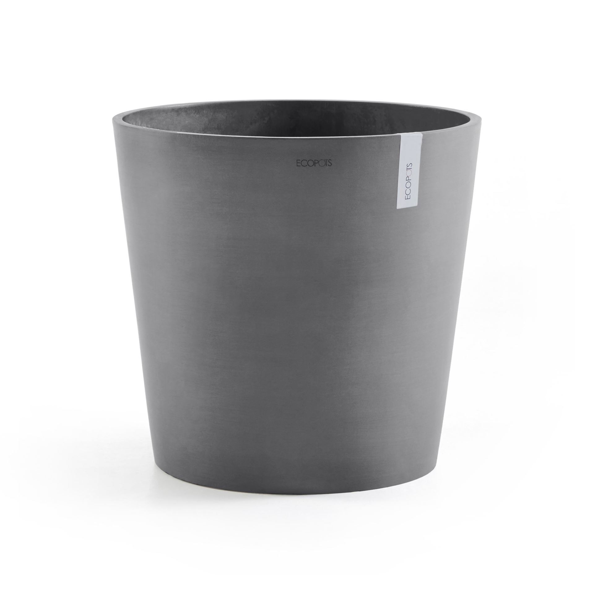 Ecopots bloempot Amsterdam 60 - Rond - Grey - Diameter 59 x H55,5 cm